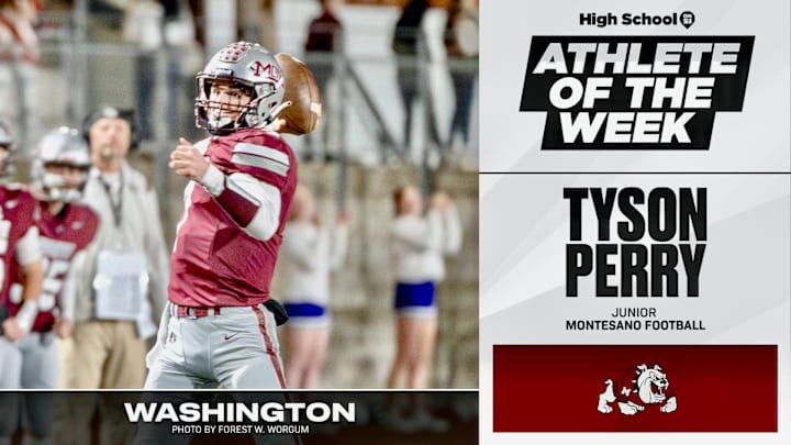 Montesano's Tyson Perry voted SBLive WA athlete of week for Oct. 21-26.