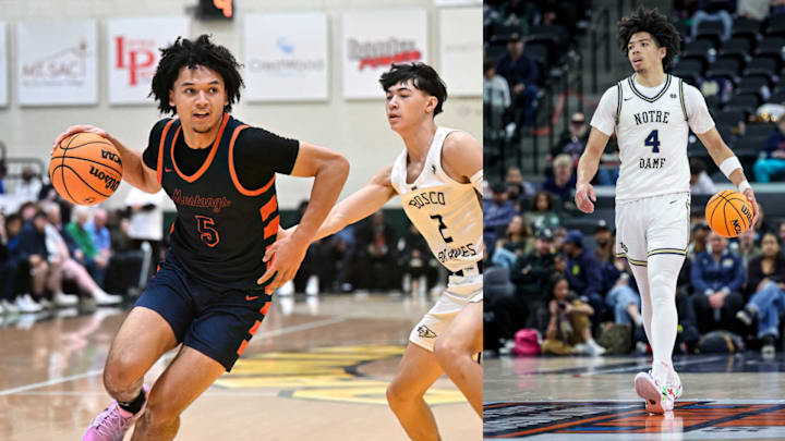 Brayden Burries (left0 and Tyran Stokes will face off in the CIF Southern Section Open Division final.