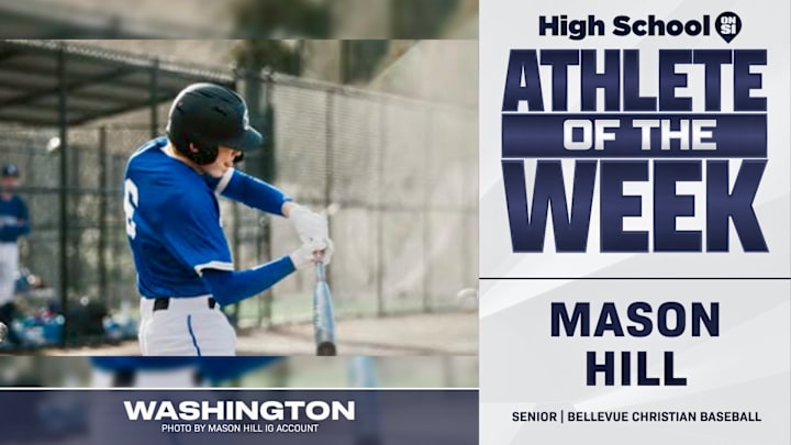 Bellevue Christian's Mason Hill voted SBLive WA athlete of week for March 10-March 15.