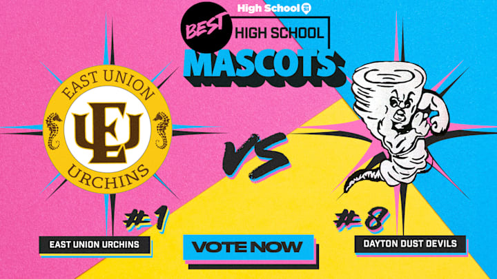 The East Union Urchins (Mississippi) take on the Dayton Dust Devils (Nevada) in Round 2 of our national high school mascot tournament.