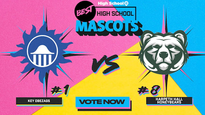 The Key Obezags (Maryland) take on the Harpeth Hall Honeybears (Tennessee) in Round 2 of our national high school mascot tournament.