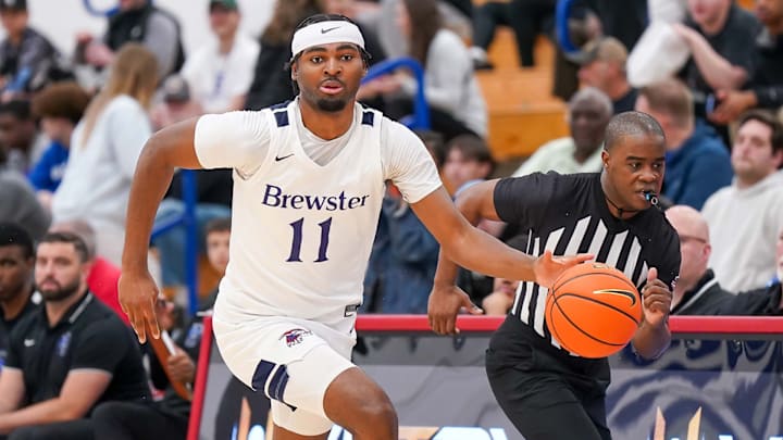 Sebastian Wilkins of Brewster Academy scored 22 points in a 70-60 victory over CIA Bella Vista in the quarterfinals of the 2025 Chipotle Nationals in Indiana.