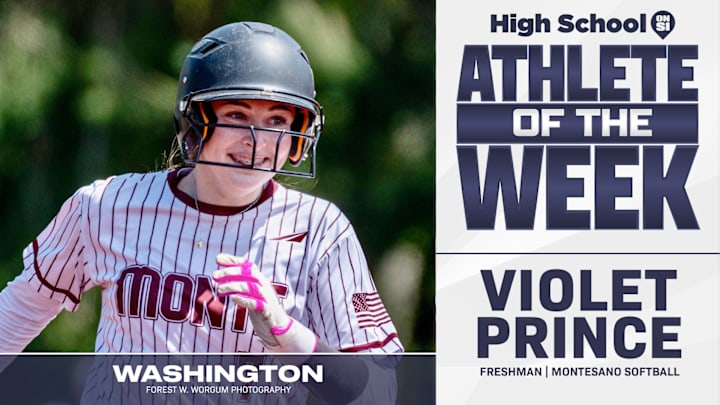 Montesano softball player Violet Prince voted SBLive WA athlete of week for May 19--May 24.