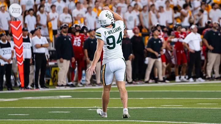 Baylor Punter Palmer Williams was the best player on the field against Colorado. Baylor Punter Palmer Williams was the best player on the field against Colorado.