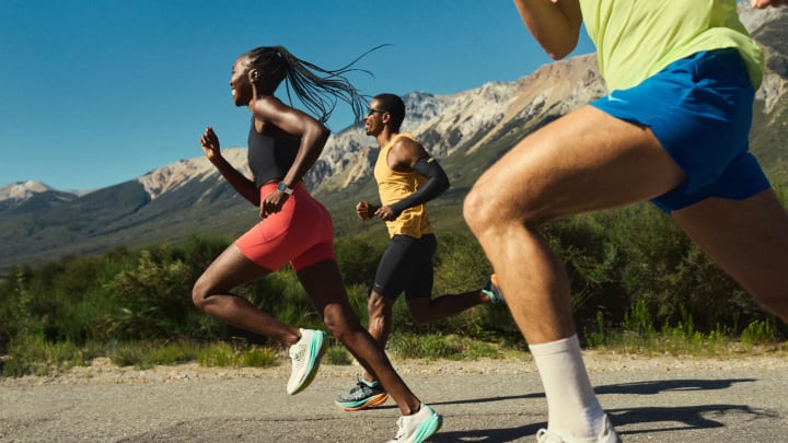 Campaign images from HOKA's "Bird’s Eye" view.