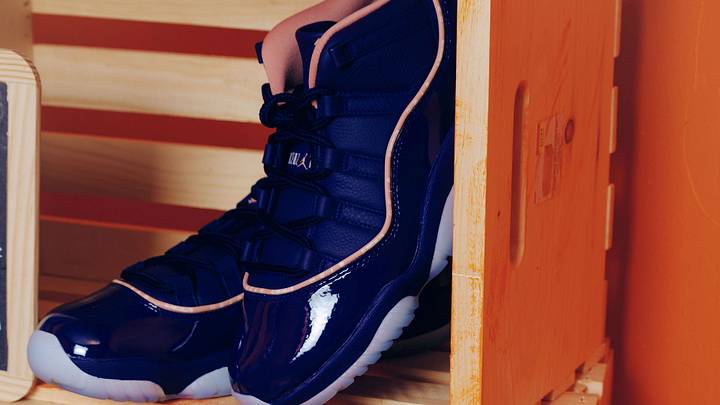 The APB x Air Jordan 11 Low "Made for Locals" colorway. The APB x Air Jordan 11 Low "Made for Locals" colorway.