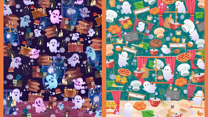 Scroll down for larger versions of the puzzles.