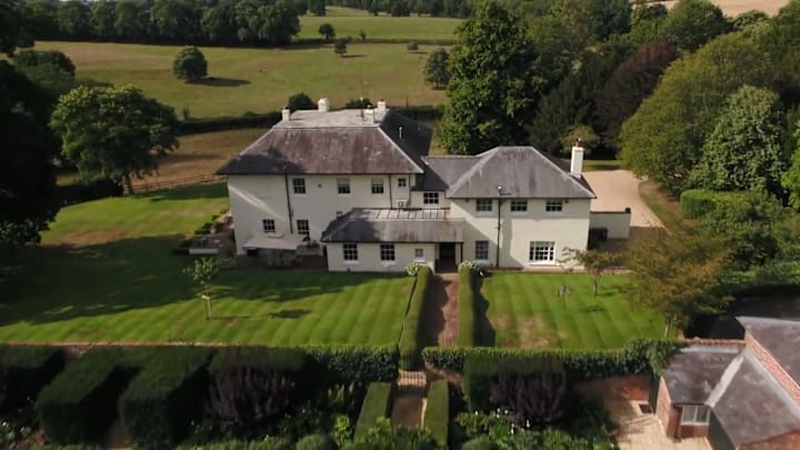 The back of Steventon House.