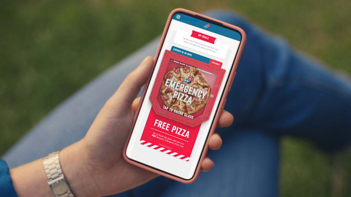 Domino's wants to get you a pizza in your time of need.
