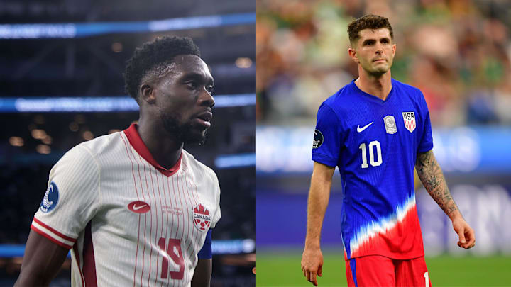 USMNT vs. Canada will see two of the best Concacaf players go head-to-head as Christian Pulisic clashes with Alphonso Davies