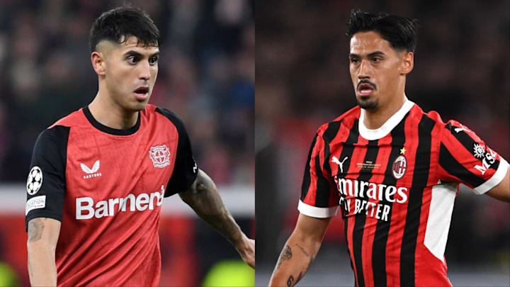 Exequiel Palacios (left) and Tijjani Reijnders (right) are on Real Madrid's reported shortlist this summer.