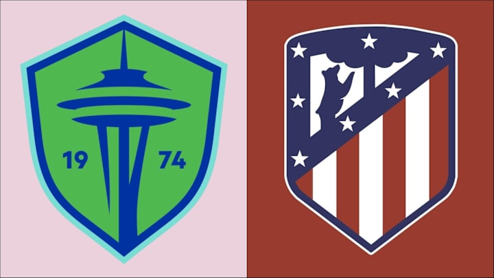 Seattle Sounders face Atlético Madrid. Seattle Sounders face Atlético Madrid.