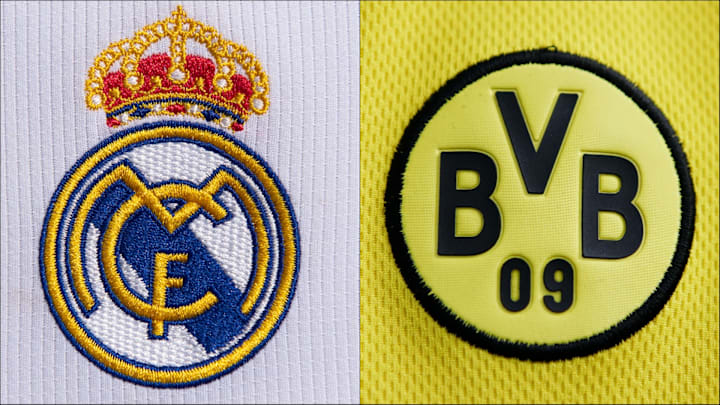 Real Madrid face Borussia Dortmund.