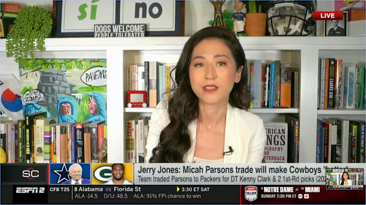 Mina Kimes is not a fan of the Cowboys’ decision to trade Micah Parsons.