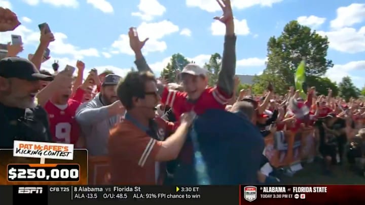 ‘College GameDay’ was in a giving mood on Saturday.