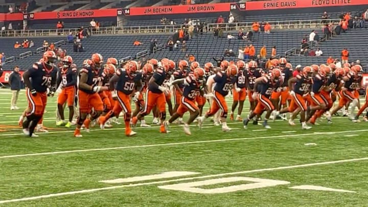 Fran Brown clearly was not pleased with how his Syracuse players performed on Saturday.