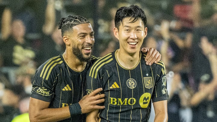 Denis Bouanga (left) and Son Heung-min have combined on LAFC's last 14 goals. Denis Bouanga (left) and Son Heung-min have combined on LAFC's last 14 goals.