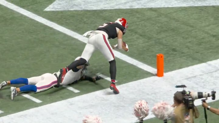 Drake London was so close to landing a potential knockout punch against the Bills.