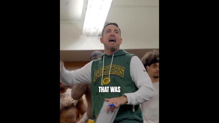 Matt LaFleur gave out three game balls after the Packers’ win on Thursday.