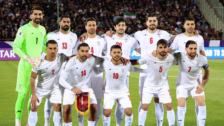 Iran national soccer squad.