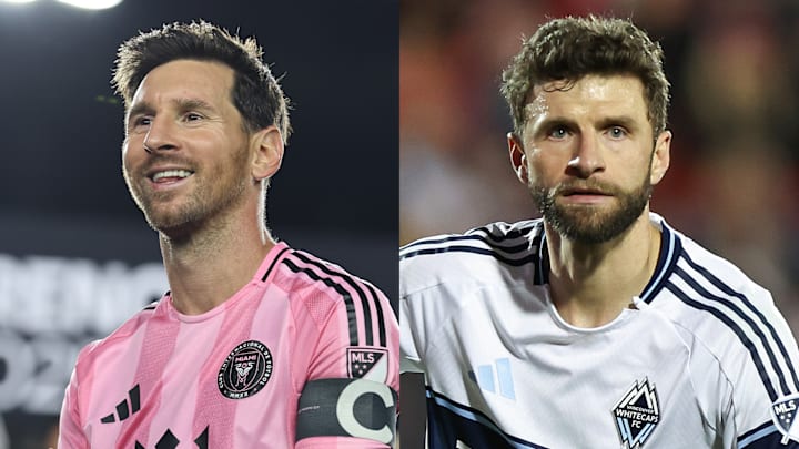 Lionel Messi (left) faces off against Thomas Müller (right) for the biggest prize in MLS.