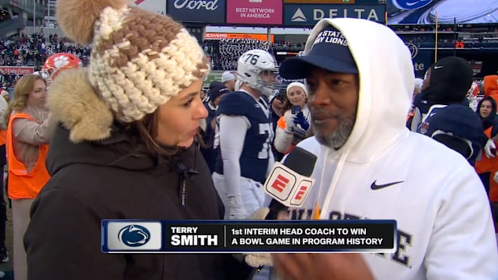 Terry Smith finished off his stint as Penn State’s interim head coach ended with a big win.