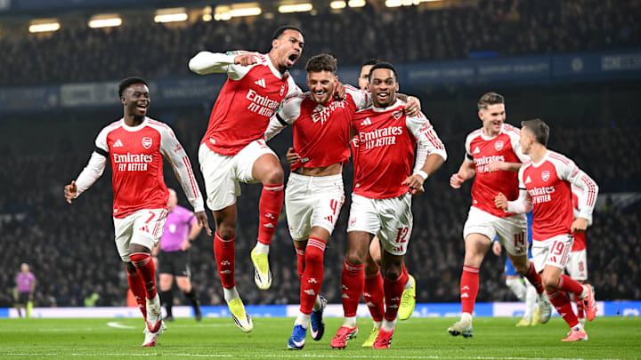 Arsenal will host Chelsea in the second leg of the Carabao Cup semi-final next month.