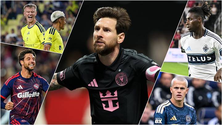 Lionel Messi (center) is the MLS MVP favorite. 