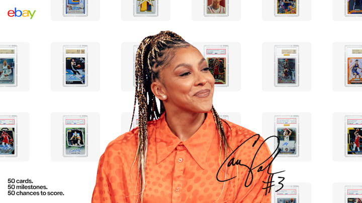 eBay and Candace Parker team up for a basketball card auction event