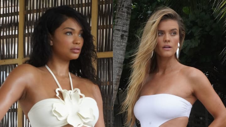Chanel Iman and Nina Agdal