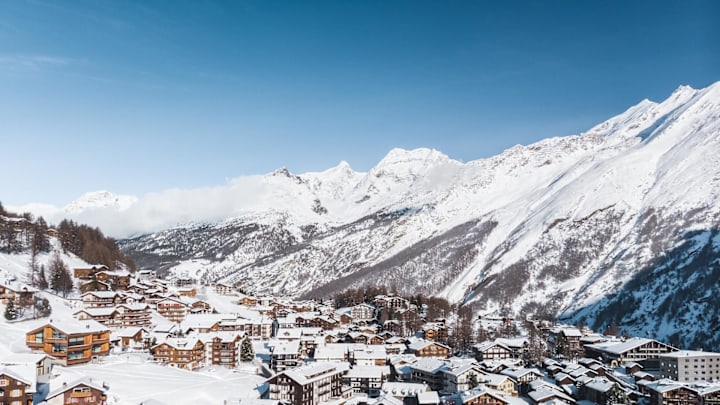 The charming village of Saas-Fee The charming village of Saas-Fee
