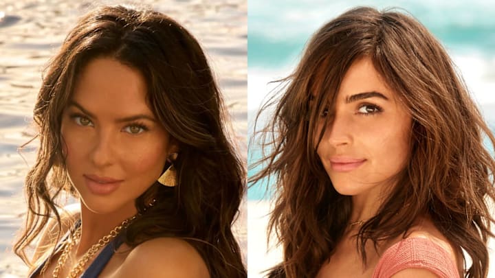 Christen Harper was photographed by Yu Tsai in Jamaica. Olivia Culpo was photographed by Ben Watts in Hollywood, Fla.