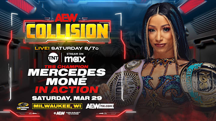 Mercedes Moné will be in action on AEW Collision