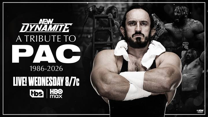 AEW pays tribute to the late, great Pac on AEW Dynamite in Pittsburgh.