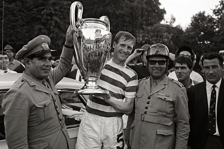 สิงโตลิสบอนของเซลติกในการเฉลิมฉลอง