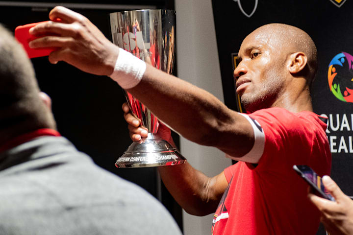 ดิดิเย่ร์ ดร็อกบา กำลังถ่ายเซลฟี่