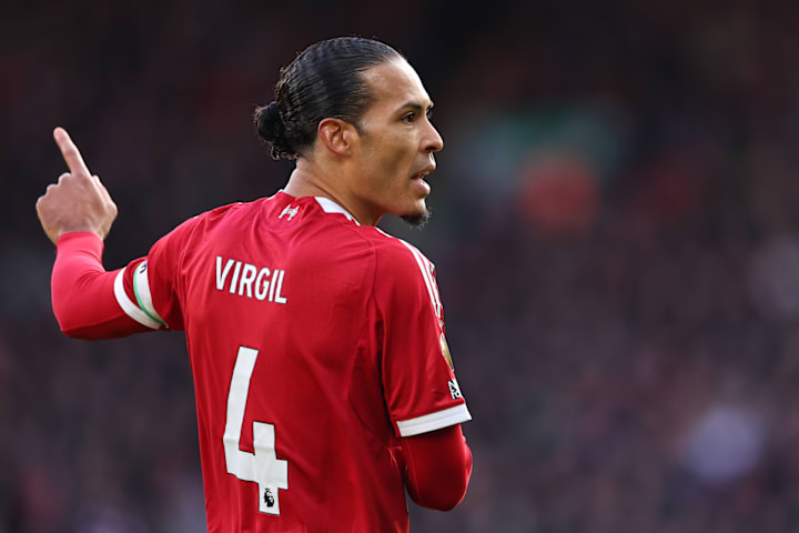 เวอร์จิล ฟาน ไดค์ ทำท่าทาง