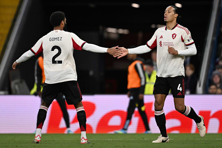 Joe Gomez (left) and Virgil van Dijk.
