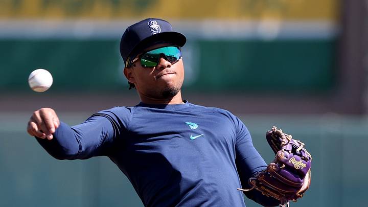 Sep 13, 2026; West Sacramento, California, USA; Seattle Mariners second baseman Michael Arroyo (96) warms up before the start of a game against the Athletics at Sutter Health Park. Mandatory Credit: Dennis Lee-Imagn Images Sep 13, 2026; West Sacramento, California, USA; Seattle Mariners second baseman Michael Arroyo (96) warms up before the start of a game against the Athletics at Sutter Health Park. Mandatory Credit: Dennis Lee-Imagn Images