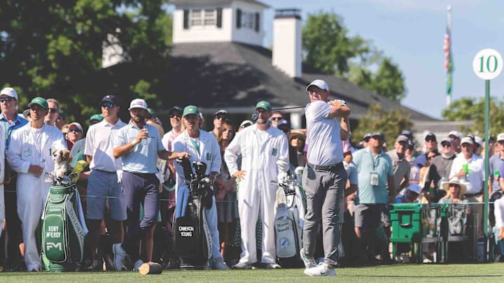 Rory McIlroy took a six-shot lead through 36 holes at the Masters.