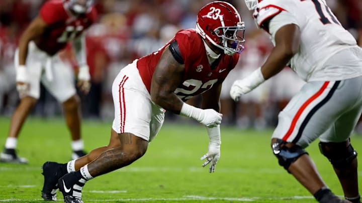 Alabama defensive lineman James Smith vs. Georgia Alabama defensive lineman James Smith vs. Georgia