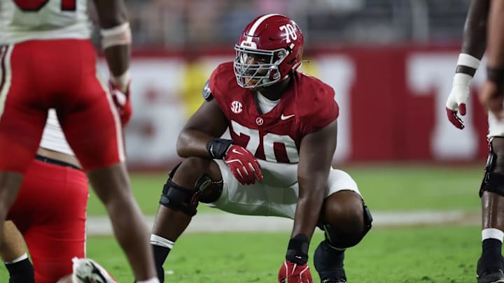 Alabama offensive lineman William Sanders