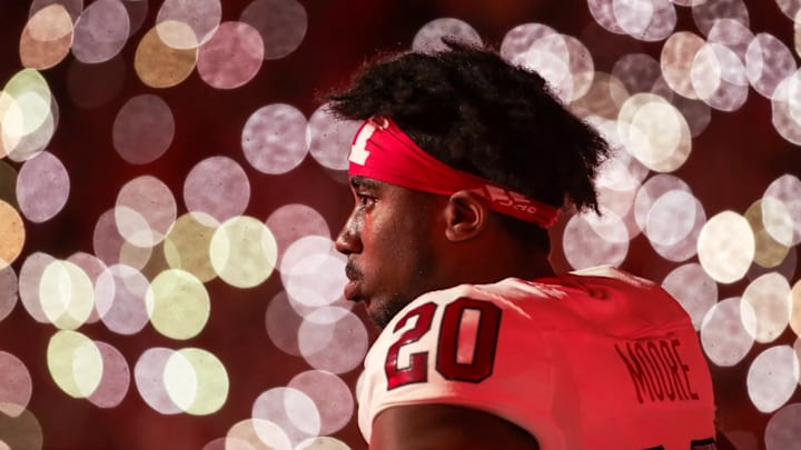 Safety Louis Moore was Indiana's second-leading tackler in 2023 before transferring to Ole Miss.