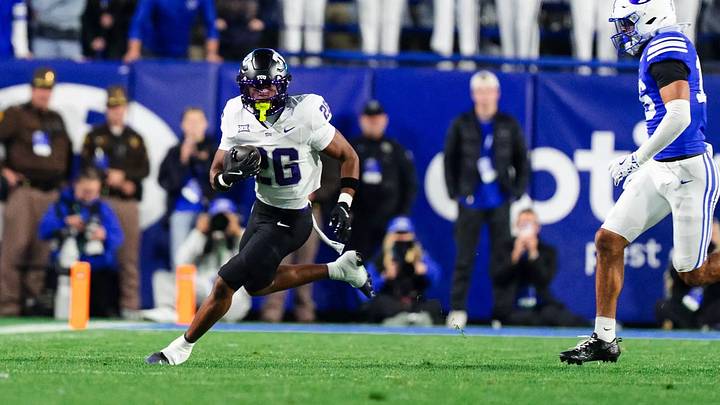 TCU plays BYU, Utah, Arizona, and Texas Tech in 2026. TCU plays BYU, Utah, Arizona, and Texas Tech in 2026.
