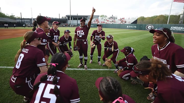 The Texas A&M Aggies earned the No. 1 overall seed in the 2025 NCAA Softball Tournament.