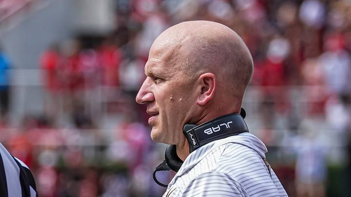 Oct 3, 2026; Athens, Georgia, USA; Vanderbilt Commodores head coach Clark Lea reacts on the field during the game against the Georgia Bulldogs at Sanford Stadium. Mandatory Credit: Dale Zanine-Imagn Images Oct 3, 2026; Athens, Georgia, USA; Vanderbilt Commodores head coach Clark Lea reacts on the field during the game against the Georgia Bulldogs at Sanford Stadium. Mandatory Credit: Dale Zanine-Imagn Images