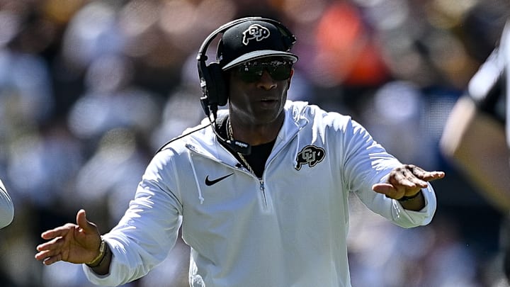 Colorado head coach Deion Sanders