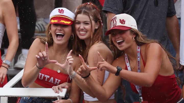 Utah Utes students were encouraged by Fox to line up for its Big Noon Kickoff show from campus at 4 a.m. local time.