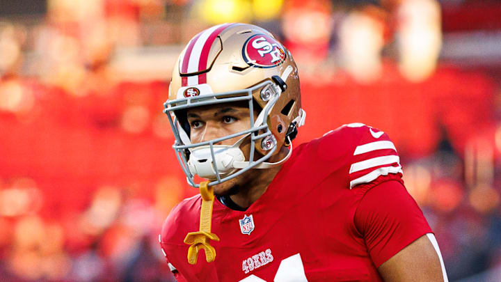 San Francisco 49ers running back Isaac Guerendo (31) San Francisco 49ers running back Isaac Guerendo (31)