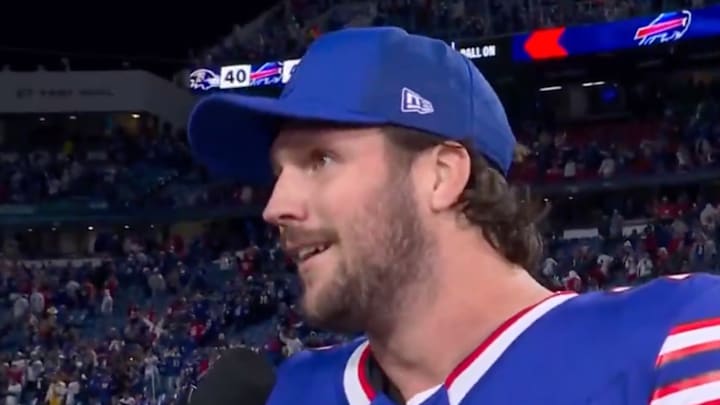 Josh Allen wants Bills fans to have some faith next time.